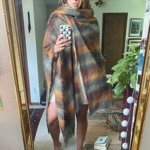 Wool poncho
